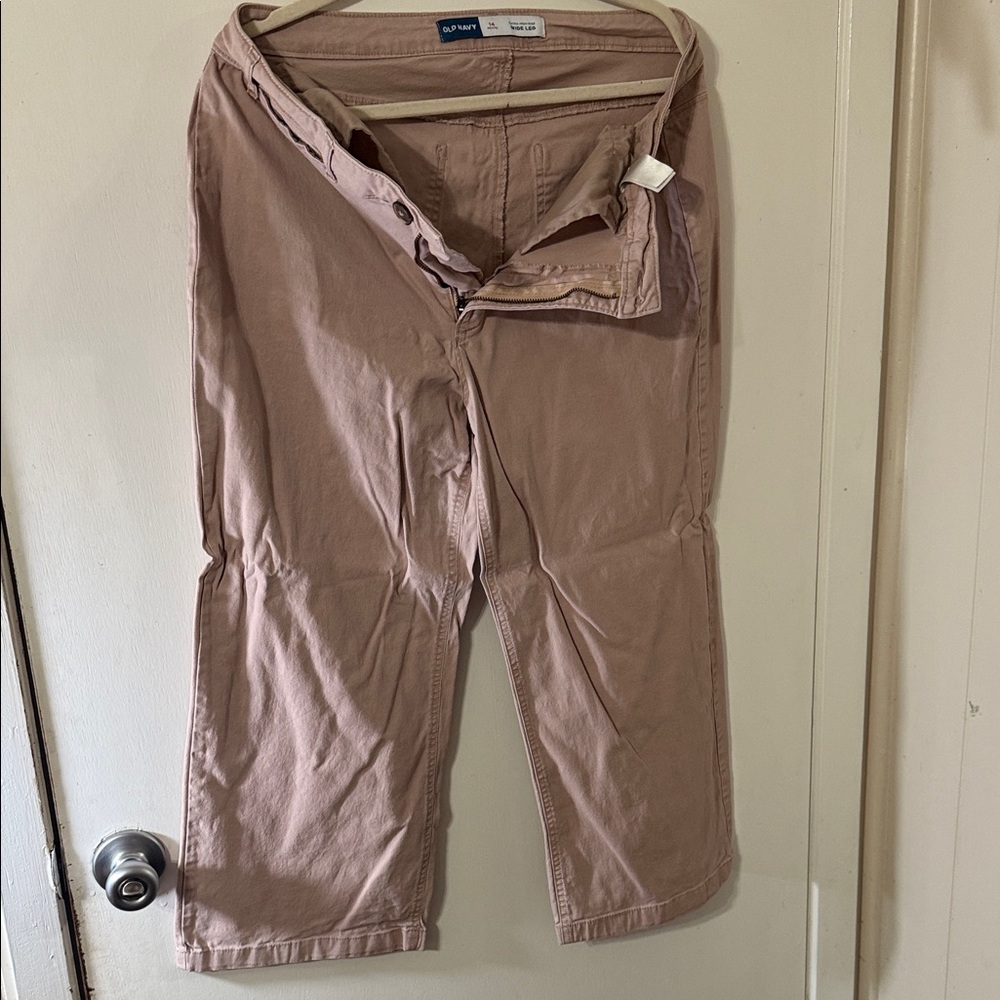 Old Navy Blush Wide Leg Pants